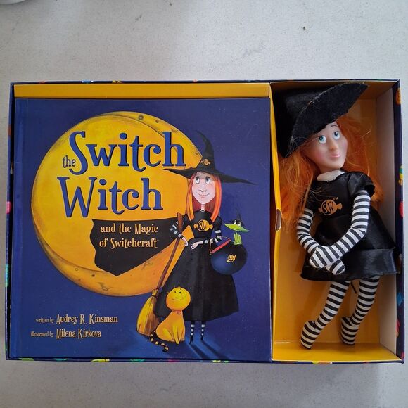 The Switch Witch and the Magic of Switchcraft Book and Doll Audrey Kinsman - Picture 3 of 4